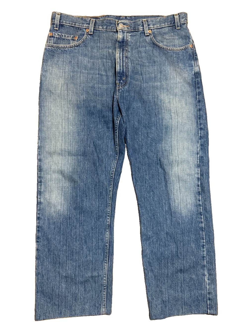 Vintage Levis 505 Jeans Mens 36 x 30 Blue Regular Straight Leg Y2K 2000s